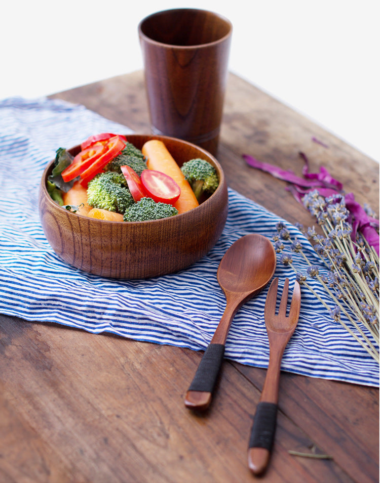 Japanese Style Grade-A Jujube Wood Bowl