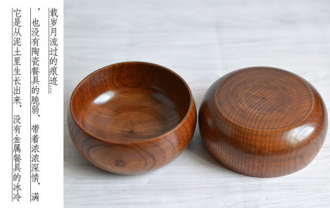 Japanese Style Grade-A Jujube Wood Bowl