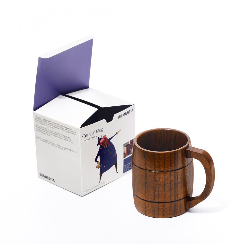 Wooden Barrel Mug