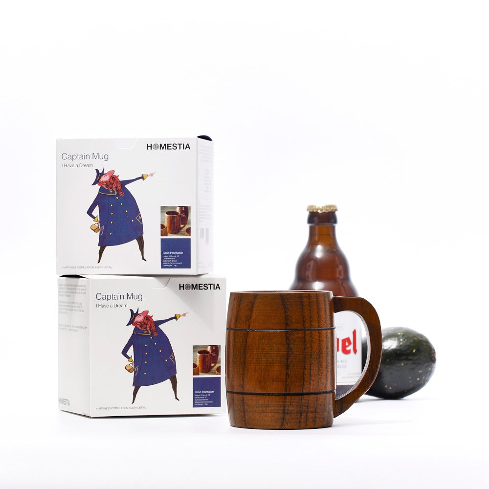 Wooden Barrel Mug