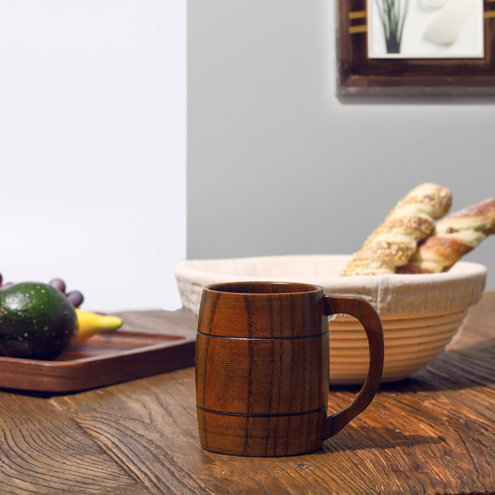 Wooden Barrel Mug
