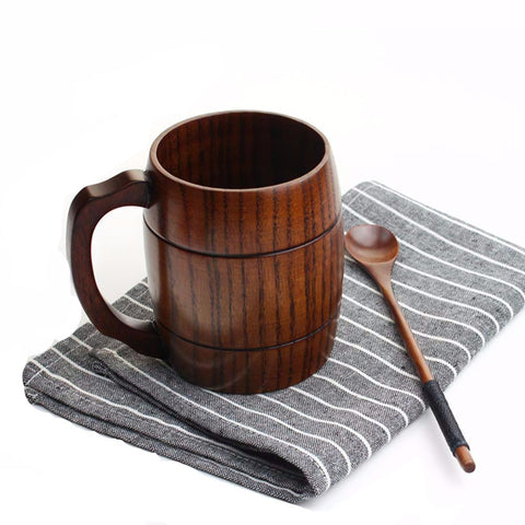 Wooden Barrel Mug