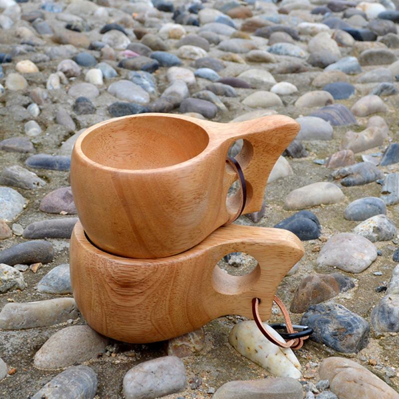 Japanese Style Handmade Wooden Mug