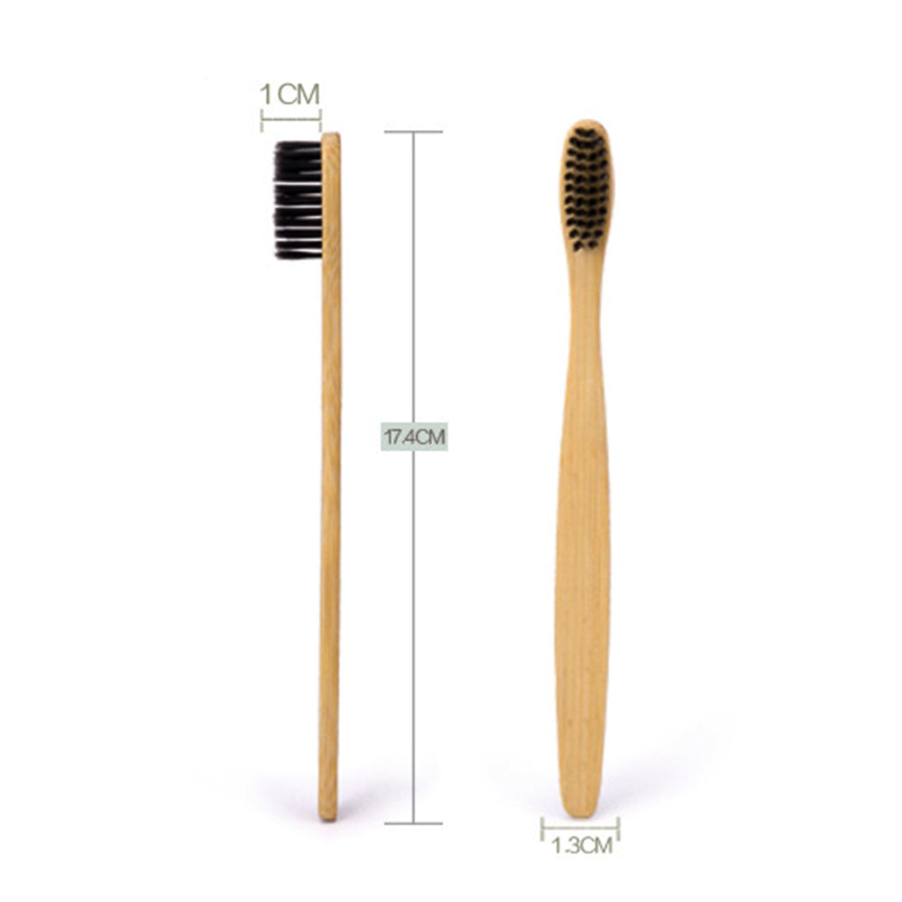 Eco-friendly Wooden Charcoal Toothbrush