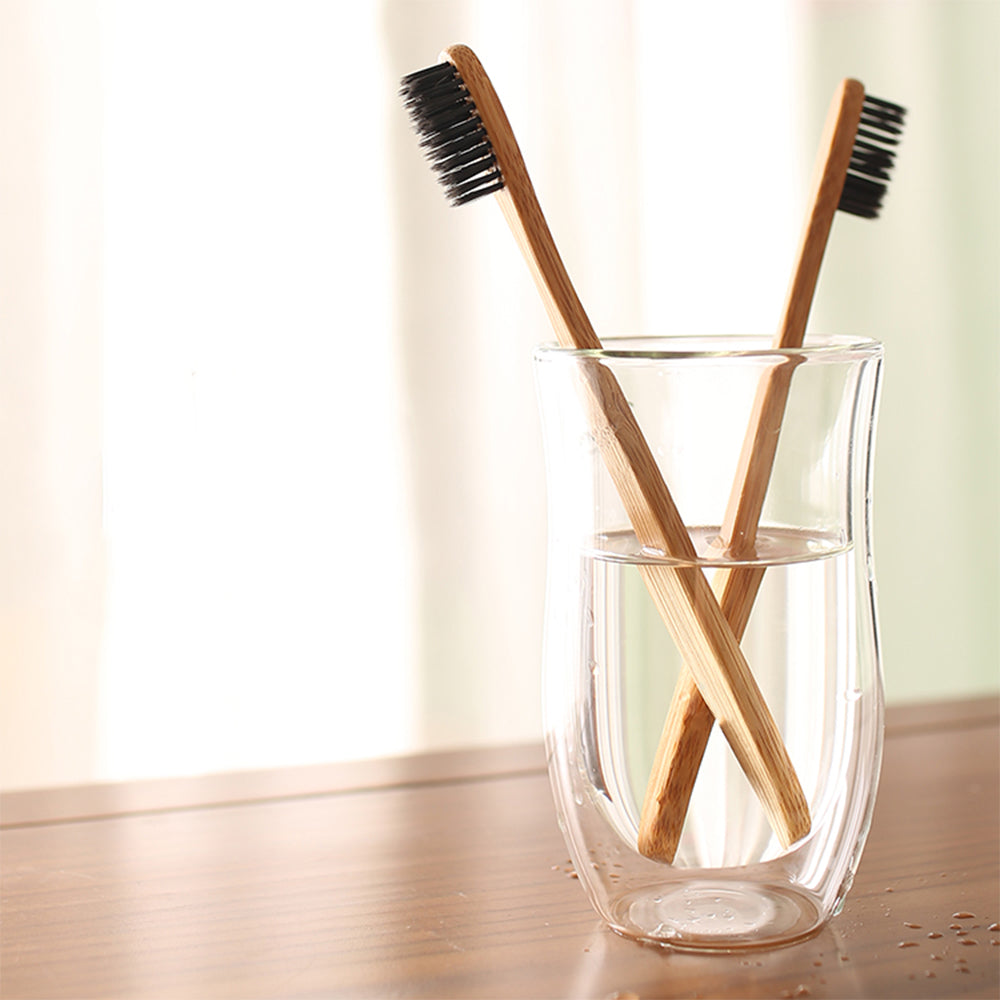 Eco-friendly Wooden Charcoal Toothbrush