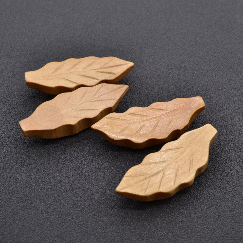 Japanese Style Leaves Wooden Chopstick Rest