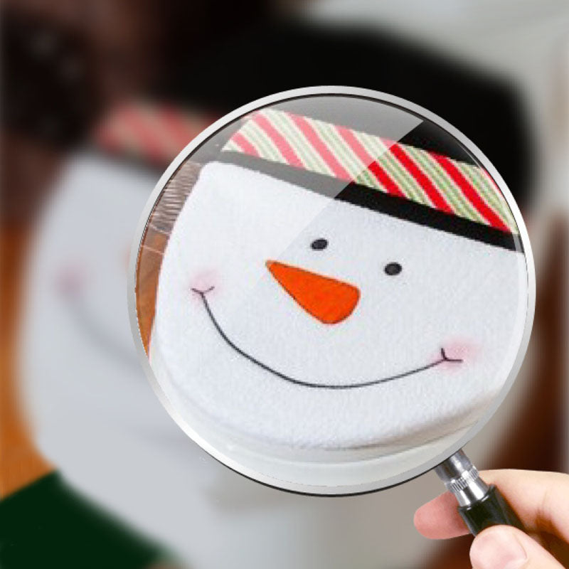 Eco-friendly Toilet Seat Cover and Rug Christmas Bathroom Set