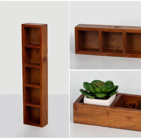 Mini Wooden Tray Organizer