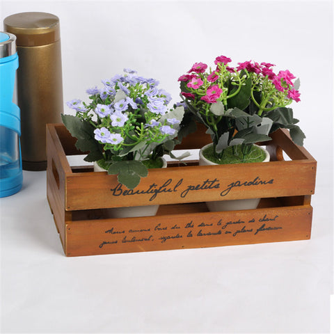 Vintage Wooden Plant Tray