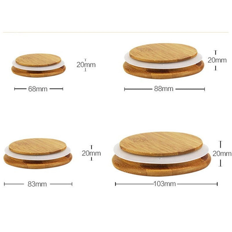 Various Sizes Bamboo Lid