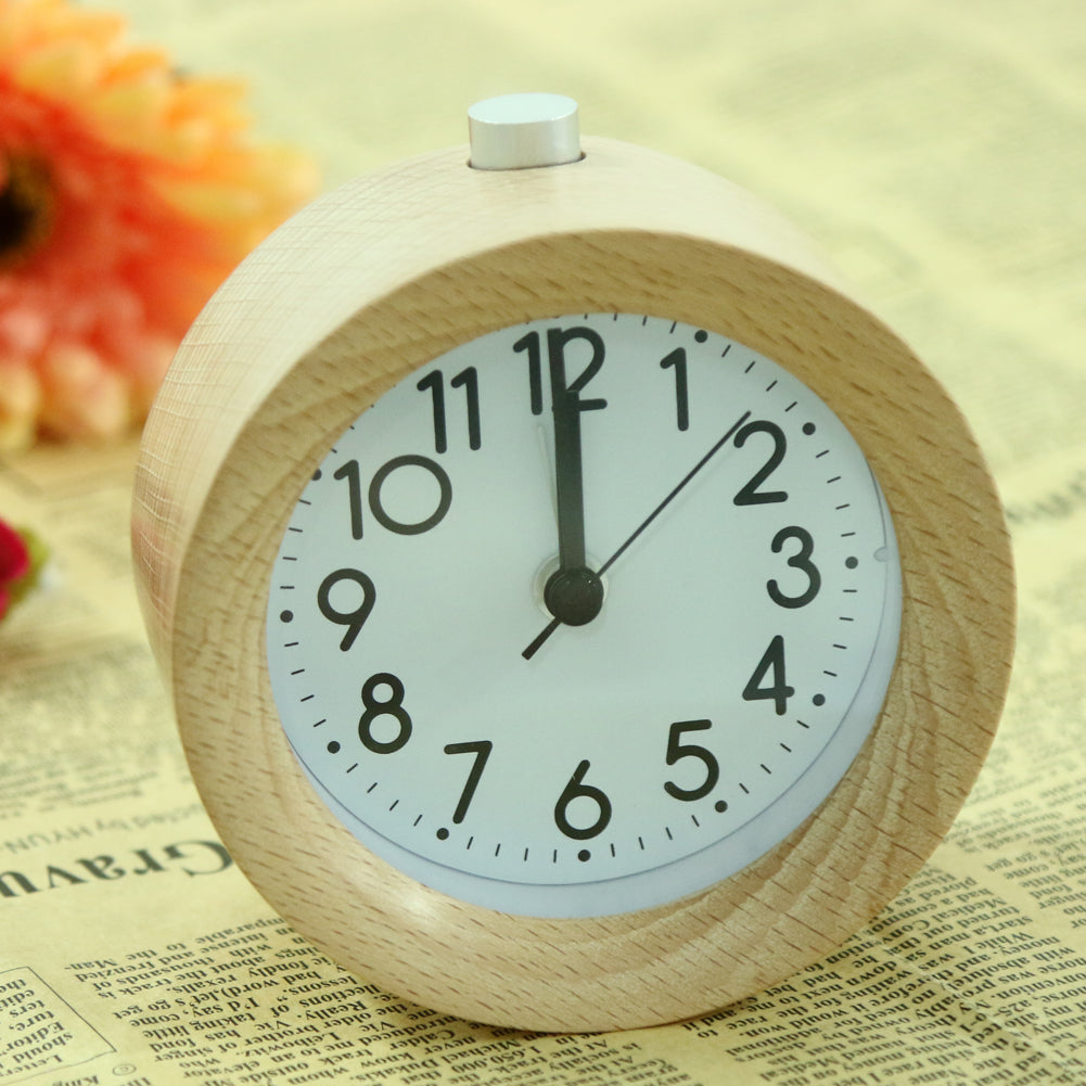 Wooden Alarm Clock