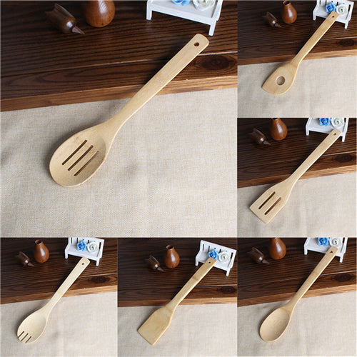 6pcs Bamboo Kitchen Utencils Set